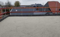 Realisatie leveren en plaatsen daksysteem type Aeromix roof op een project te Chimay