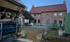 Realisatie Uitvoering van vloerisolatie voor een particuliere Villa te Aalst met onze isolerende mortels op basis van EPS.